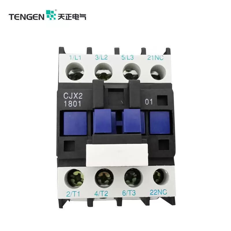 Tianzheng AC contactor rated current 18A coil voltage AC110V; CJX2-1801 110V [1]