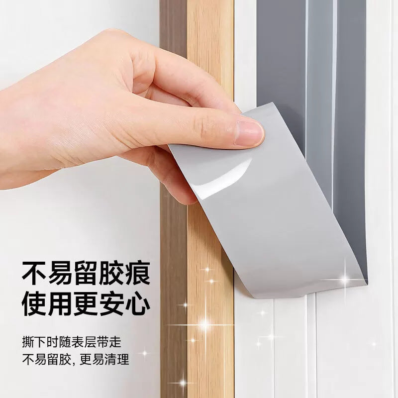 Tinghui Windproof Tape, Window Sealing Tape, Windproof Magic Sealing Strip, No Adhesive Residue, Waterproof, Coldproof, Premium Finish, Gray [3]