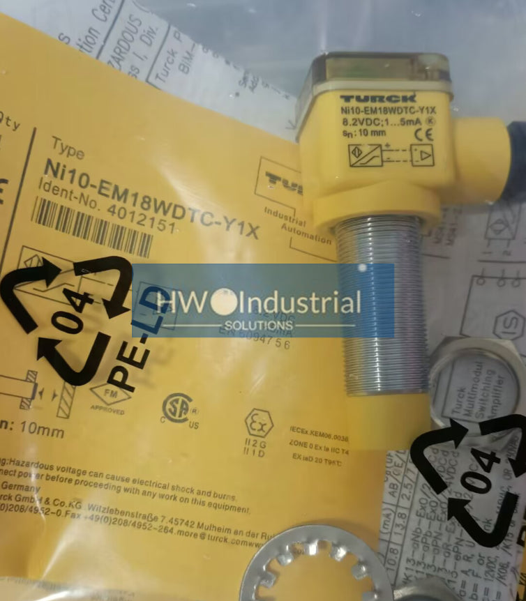 Turck Ni10-EM18WDTC-Y1X 4012151 Inductive proximity switch Sensor [1]