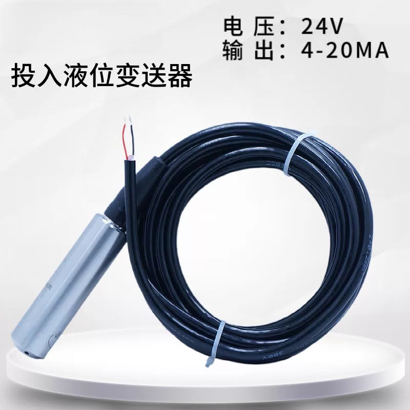 USAMR Submersible Level Transmitter, Static Pressure Level Sensor for Fire Water Tanks, Water Pool Level Bar Display [3]