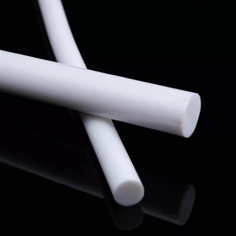 VIRUIJIA PTFE rods, Teflon rods, polytetrafluoroethylene rods, PTFE plastic king, new material cylindrical rods, processing, diameter 25mm*1 meter [1]