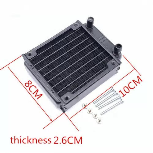 Water cooler 80MM*26MM Aluminum radiator for computer beauty instrument [1]