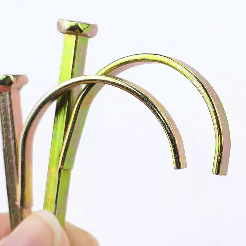 Winstan High-Quality Water Pipe Square Groove Nails, 6-point clamps for 25mm pipes (200 pieces/box), PPR quenched water pipe clips, conduit clamps, hooks, and fasteners WY0626 [2]