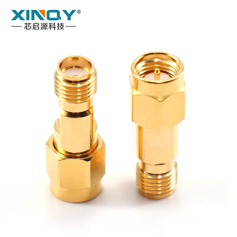 XINQY SMA Male to Female RF Coaxial Adapter DC-18GHz Gold-Plated Test Quick Connector Adapter Connector SMA-JKTD [5]