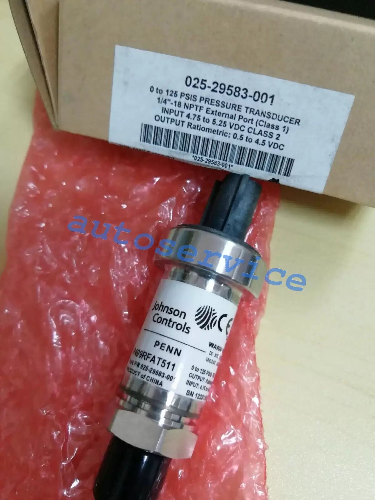 YORK 025-29583-001 Pressure Transducer [1]