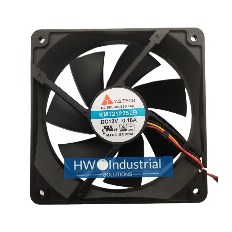 Y. S.TECH 3-wire KM121225LB 12025 12cm 12V 0.18A Computer Chassis Cooling Fan [1]