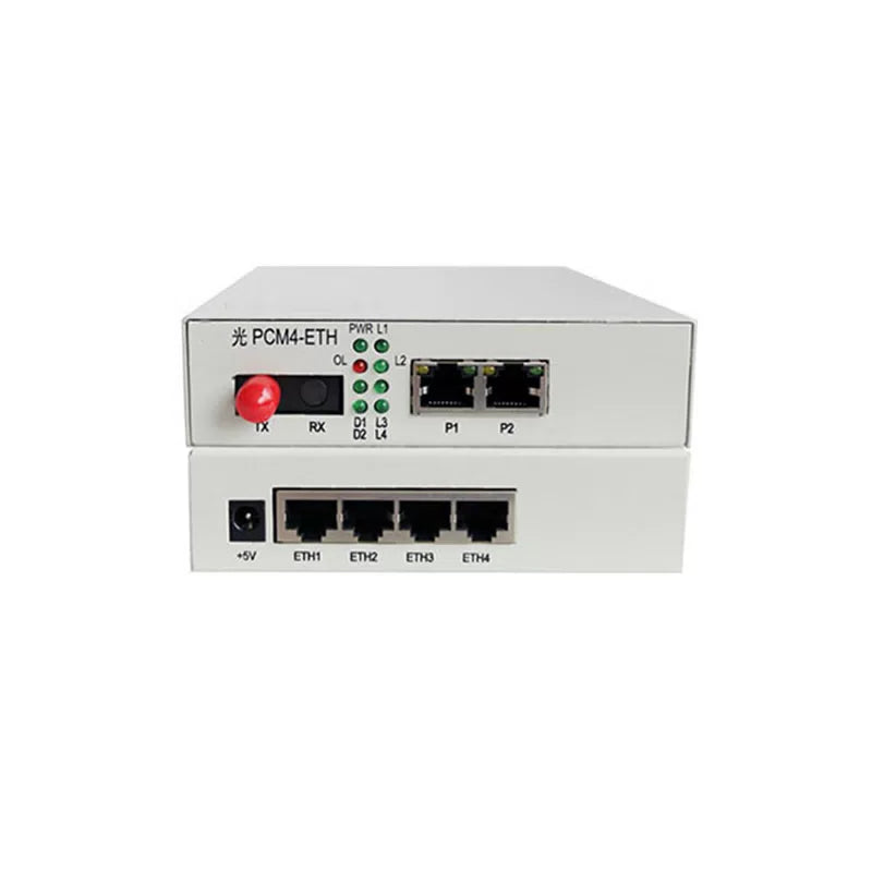 Yanghang Vision YH-4P2D Telephone Optical Transceiver: Single-fiber transmission, 4-channel telephone, 2-channel isolated network, multi-functional telephone optical transceiver, 40KM, unit price. [1]