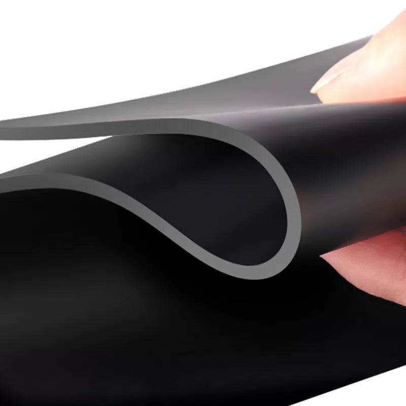 Yonghao Yinghong Insulating Rubber Mat, High Voltage Nitrile Rubber Mat, Black Industrial Rubber Sheet, Oil-Resistant, Wear-Reducing, Vibration Damping, Customizable, [3mm] 1m*10m Length [Whole Roll]  [4]