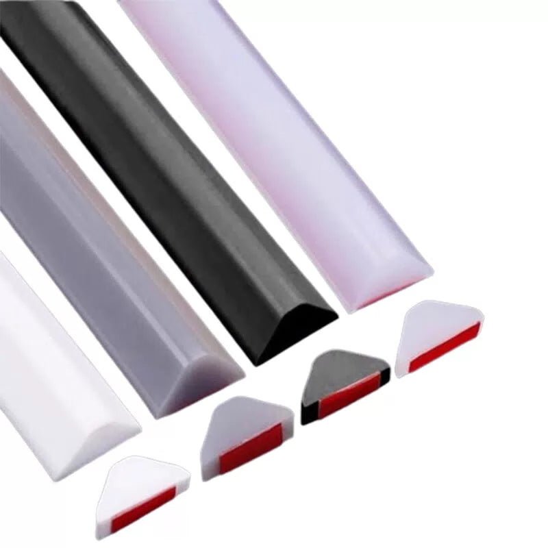 Yonghao Yinghong threshold water-blocking strip, bathroom soundproof sealing strip, washbasin water-blocking strip, solid water-blocking strip, 1.5 meters with adhesive backing, price per piece. [4]