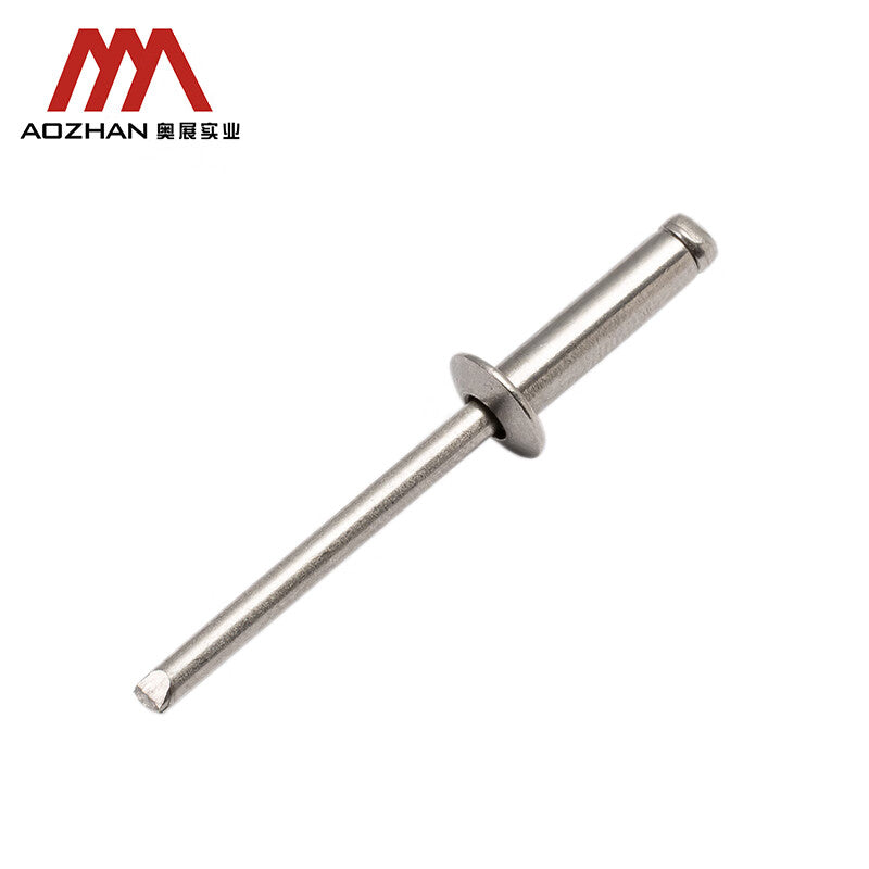 AOZHAN 304 Stainless Steel GB12618.4 All-Steel Blind Rivets, Decorative Rivets GPH 3.2*8 (1000 pieces/box)