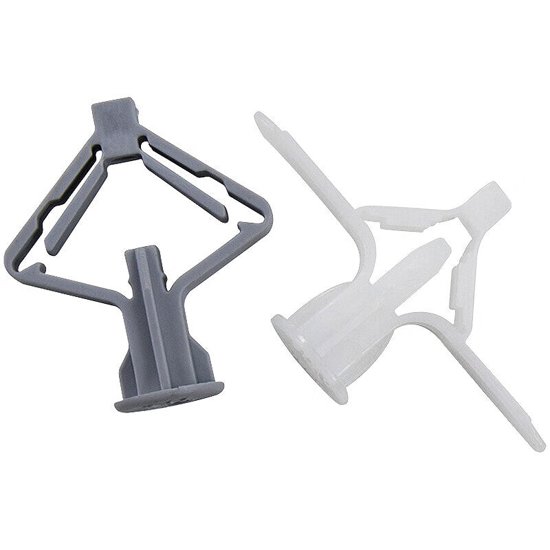 Haisdic [Beijing Warehouse Delivery] Plastic Expansion Plugs, Gypsum Board Expansion Tubes, Hollow Brick Screws HKQS-44, Aircraft Type (without screws) (100 pieces)