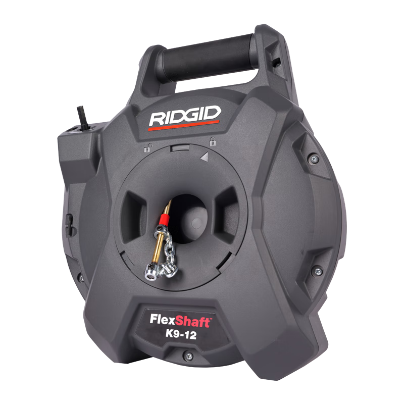 RIDGID K9-12 Electric Flexible Shaft Kitchen Drain Cleaning Machine for Oil, Coffee Grounds, and Pipe Wall Cleaning