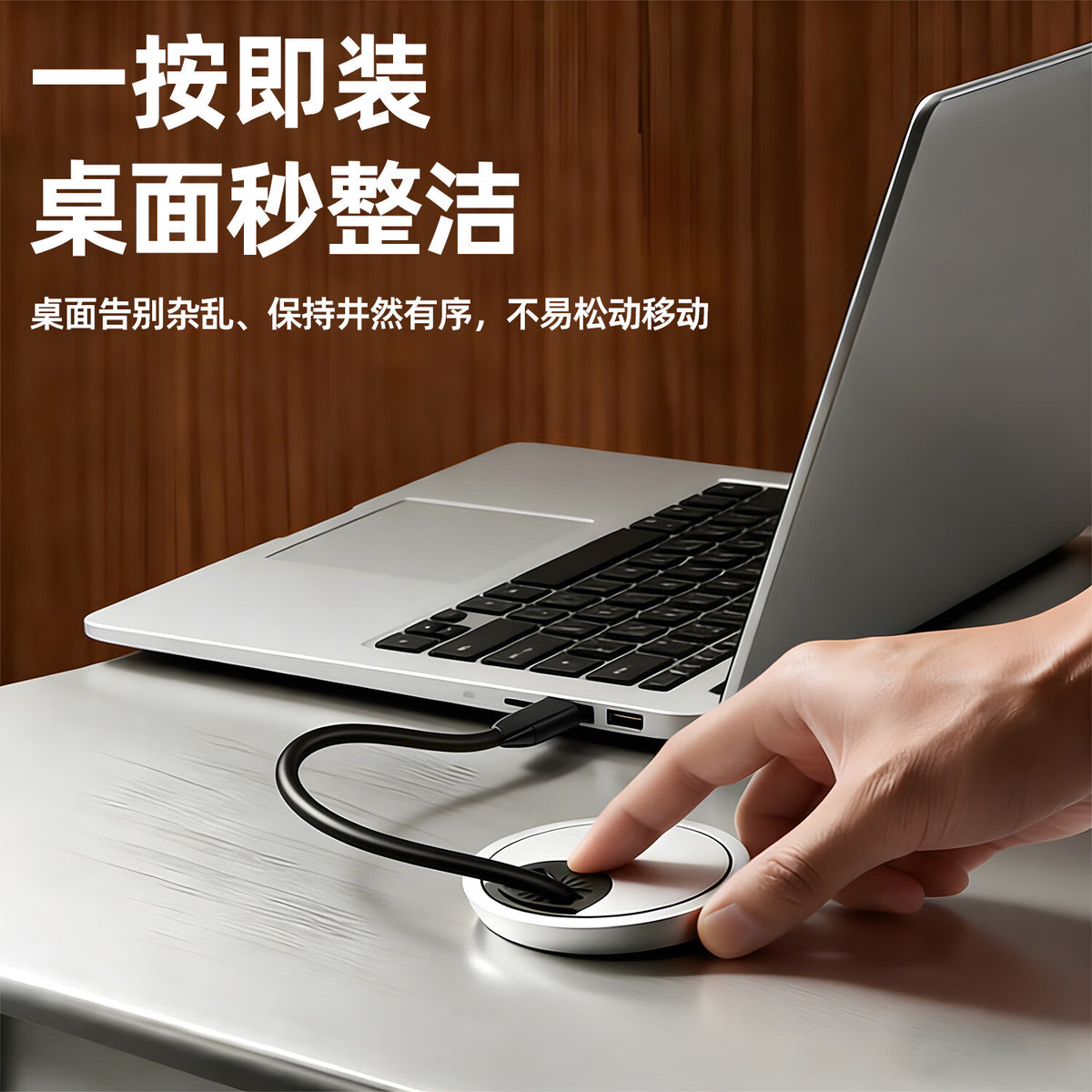 Bohuida computer desk hole cover, office desk cable hole decorative cover, desktop opening round hole cover