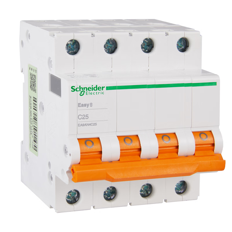 Schneider Electric EA9AN4C25 Miniature Circuit Breaker 4 Pole C25A