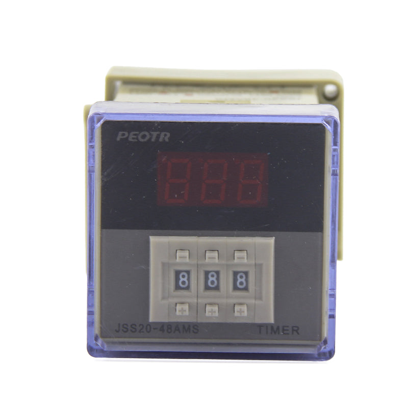 JSS20-48AMS Digital Display Time Relay with AC 220V Base