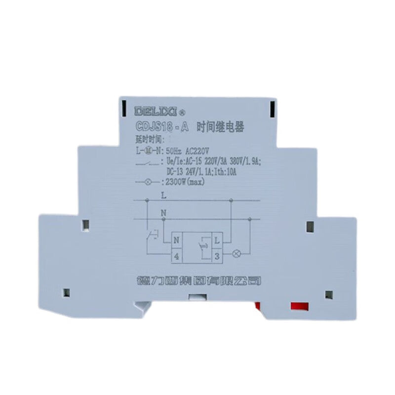 DELIXI ELECTRIC Time Relay CDJS18-A AC24V 1-10min