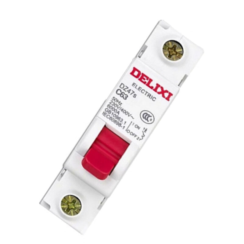 Delixi air switch small circuit breaker DZ47s C type 1P 25A; DZ47SN1C25
