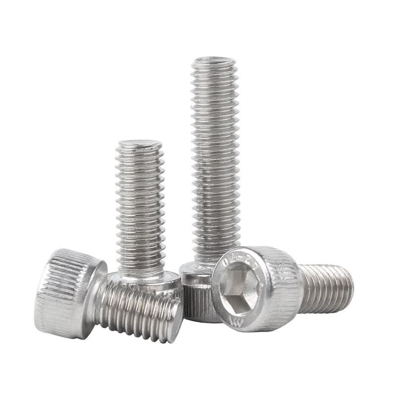 Bocai 304 Stainless Steel Socket Head Screws, Extended Bolts M5x12 (100 pieces/pack)