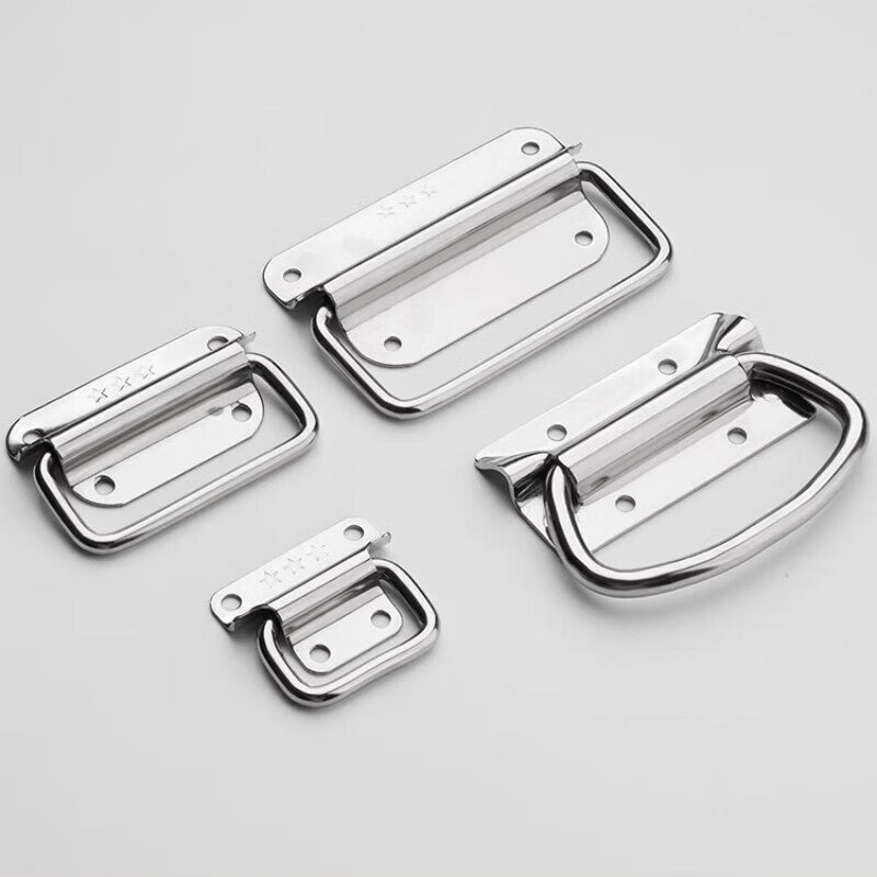 Pango Precision Craftsmanship Simple Folding Handle Spring Handle Heavy Duty Handle - 86mm 304 Stainless Steel