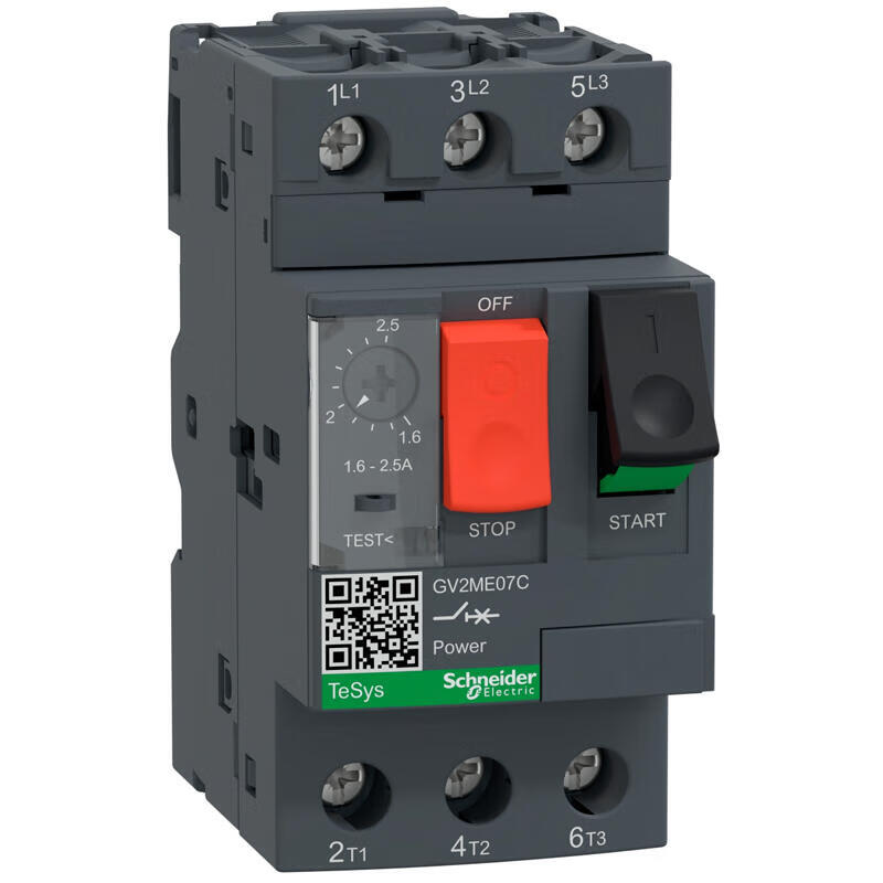 Schneider TeSys Thermal Magnetic Motor Circuit Breaker 1.6-2.5A
