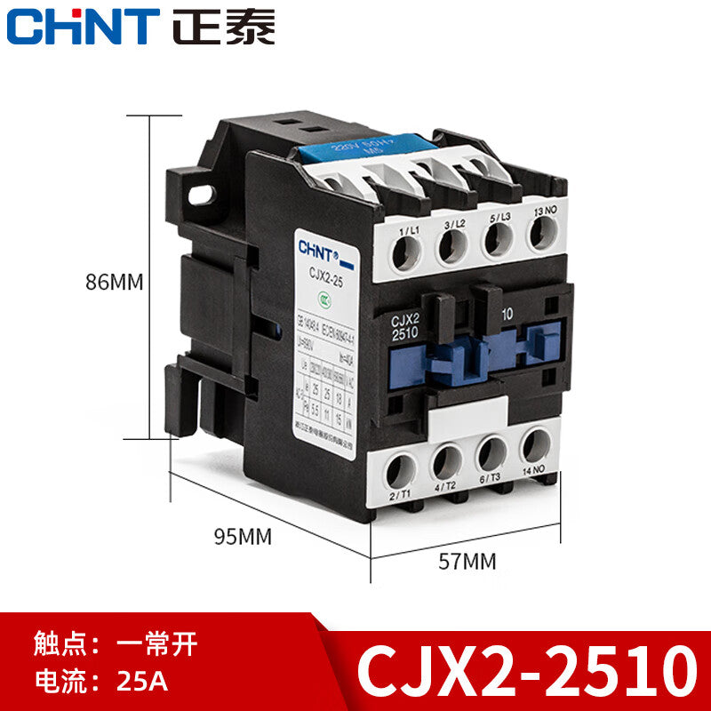 Chint CJX2-2510 25A 220V AC Contactor Relay