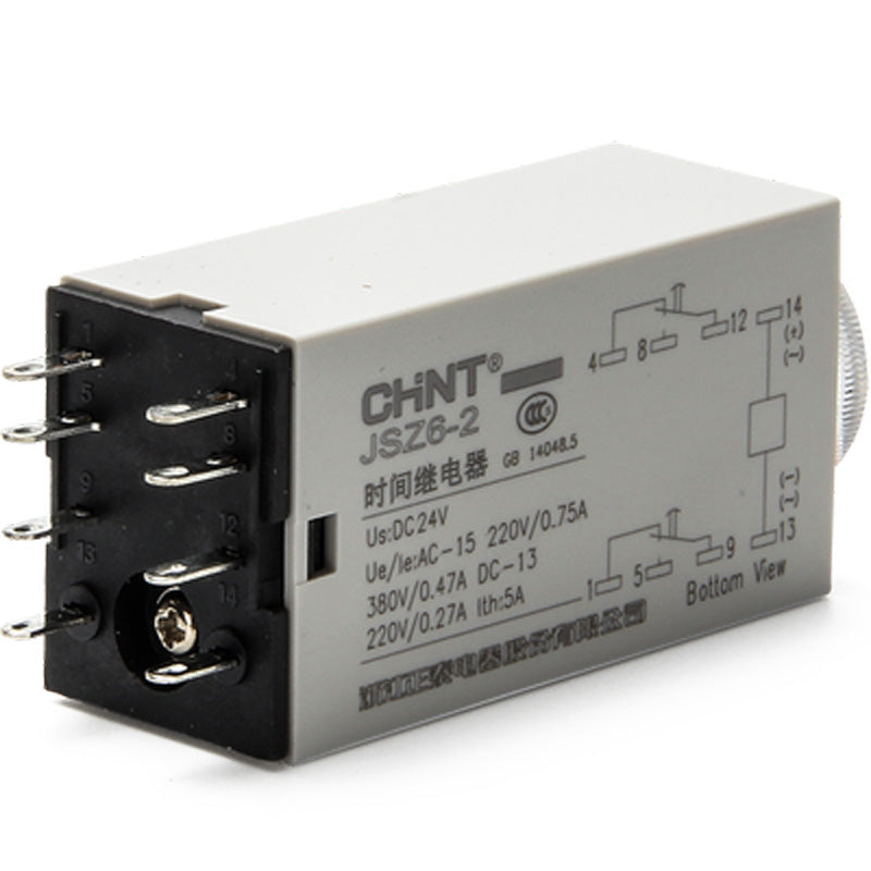 Chint JSZ6-2-30s-DC24V Time Relay Switch AC Adjustable