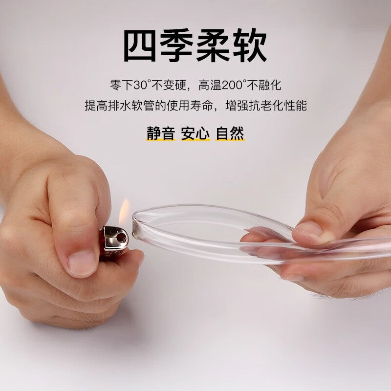 Taimus electric water heater safety valve guide hose, underfloor heating drain pipe, manifold, radiator drain and vent valve, 8mm inner diameter (2 meters) pipe with 2 clamps.