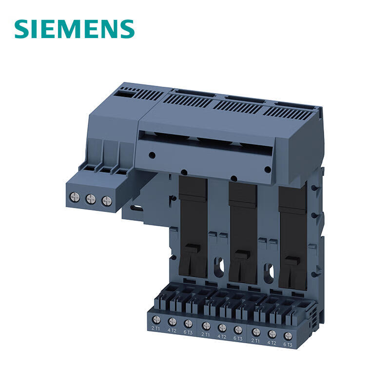 Siemens left power supply unit main circuit interface: Screw terminal connection 3 slots for compact feeder unit connection terminal maximum 25mm2/35mm2; 3RA68128AB