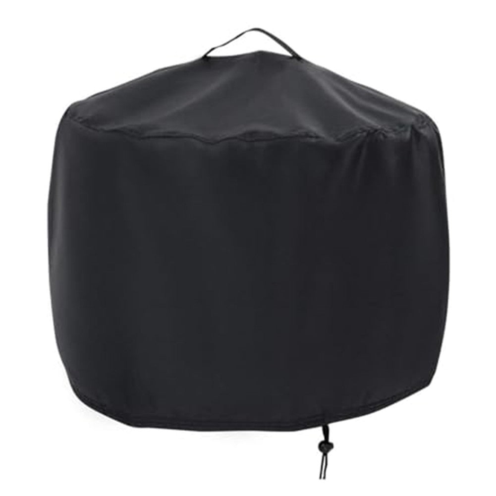Oversized Waterproof Round Stove Protector with Convenient Handle Access