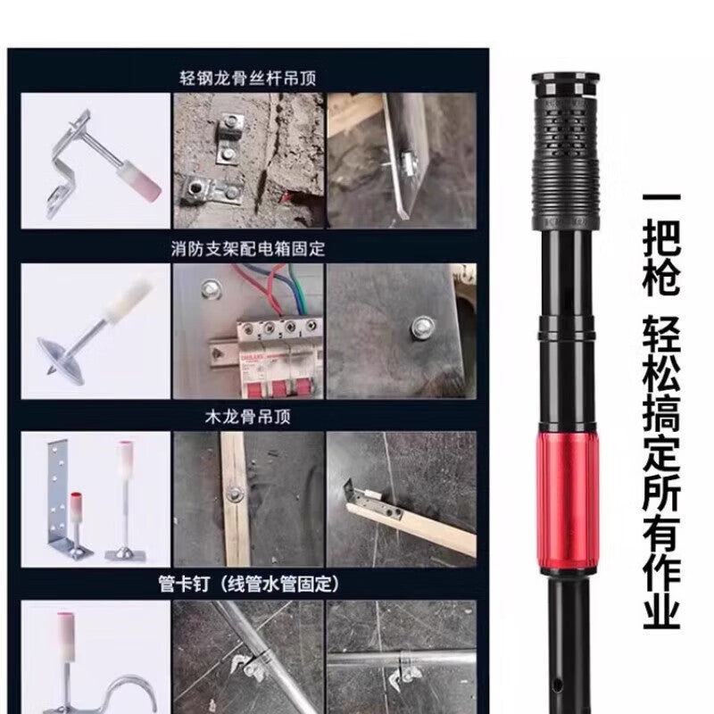 Yonglishang Fire-fighting Nail, Mini 25 Pipe Clip Nail (No Dull Bullets), 100 Pieces, for Ceiling Installation.