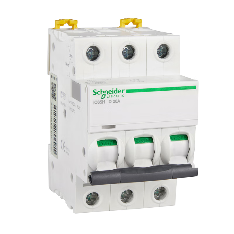 Schneider Electric iC65H 3P D20A Miniature Circuit Breaker