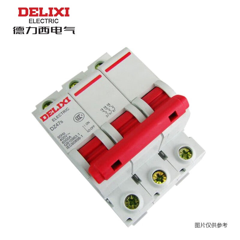 Delixi DZ47s 3P D 8A 6KA 400VAC DZ47SN3D8 miniature circuit breaker