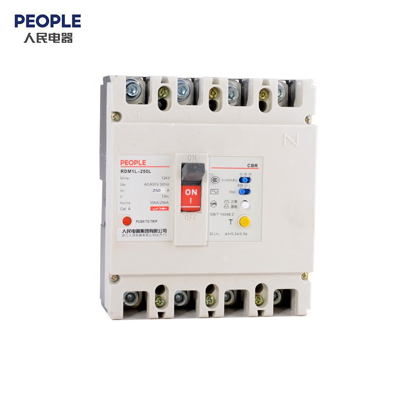 PEOPLE RDM1L Series 180A 4P Air Switch Circuit Breaker