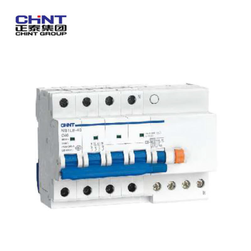 Chint NB1LE-40 4P C10 30mA Miniature Circuit Breaker