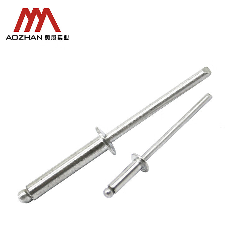 AOZHAN 304 Stainless Steel GB12618.4 All-Steel Blind Rivets, Decorative Rivets GPH 3.2*8 (1000 pieces/box)