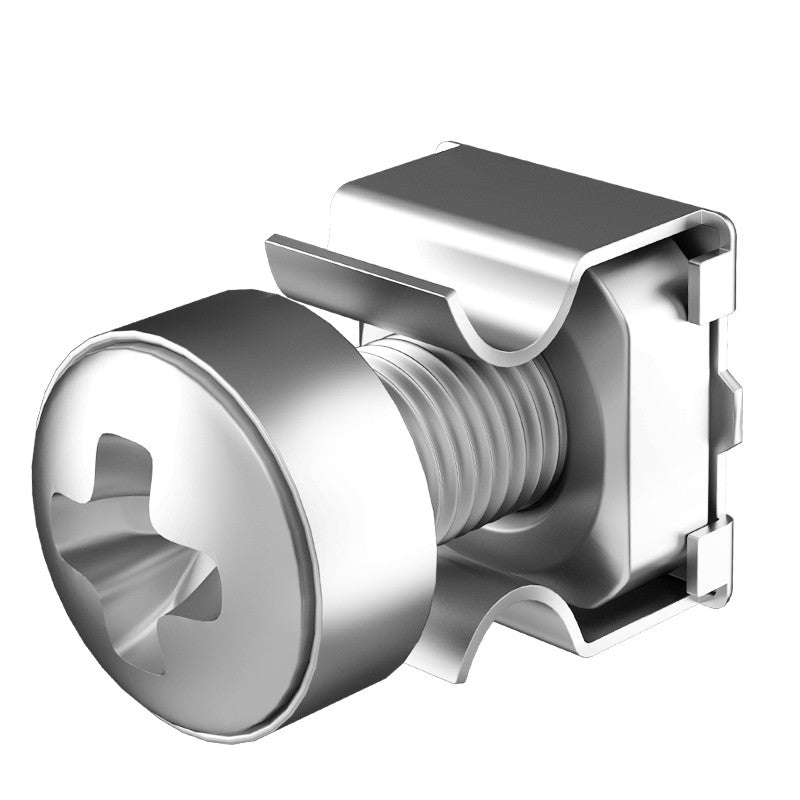 MAXCENT network server cabinet tray screws M6*16 nickel-plated cabinet screws (50 sets)