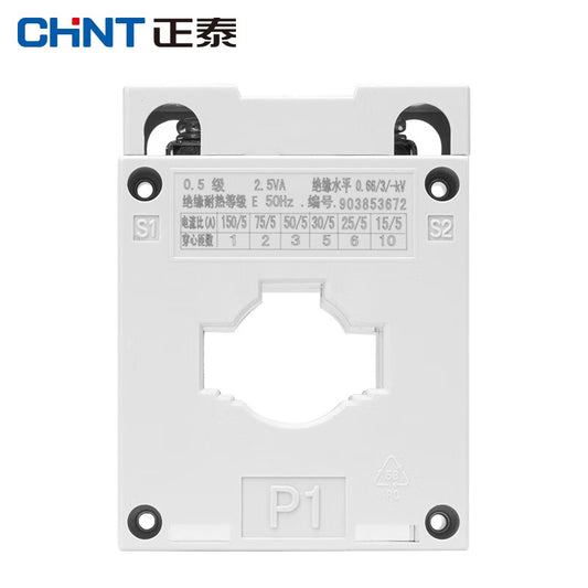 Chint (CHNT) BH-0.66Ⅰ type current transformer current ratio 800/5A, number of core turns 1 turn BH-0.66-50Ⅰ-800/5A-0.5JI