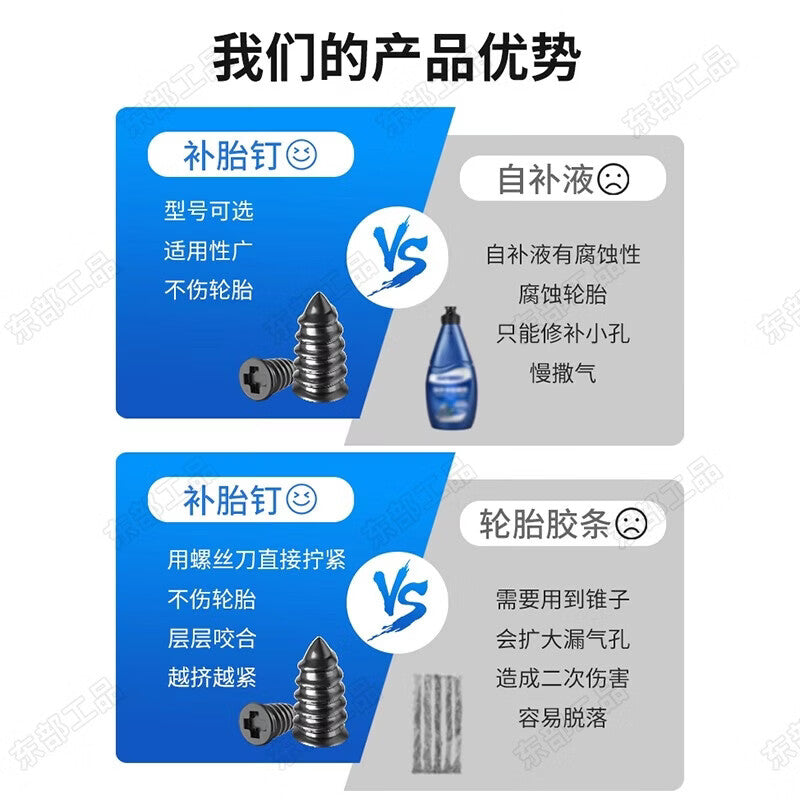Eastern Products Tire Repair Kit: Mushroom-shaped tire repair kit for electric vehicles, cars, motorcycles, and tubeless tires.