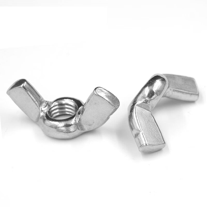 Juwei Stainless Steel Wing-Shaped Collar Nut M4 (1 piece, 304 Stainless Steel)