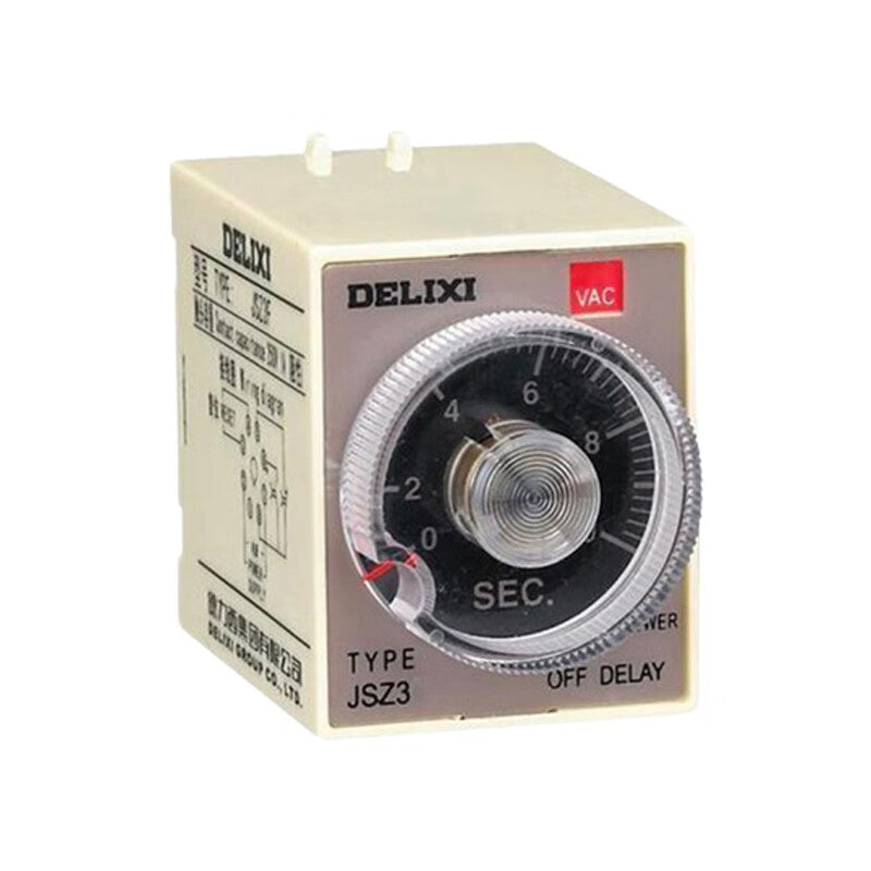 Электронное реле времени DELIXI ELECTRIC JSZ3C-C 5S/50S/5M/30M AC220V/шт.