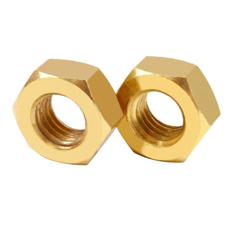 Winstein 62 Brass External Hex Nut DIN934 M8 (20 pieces) Hex Brass Nuts and Sheets WSX227