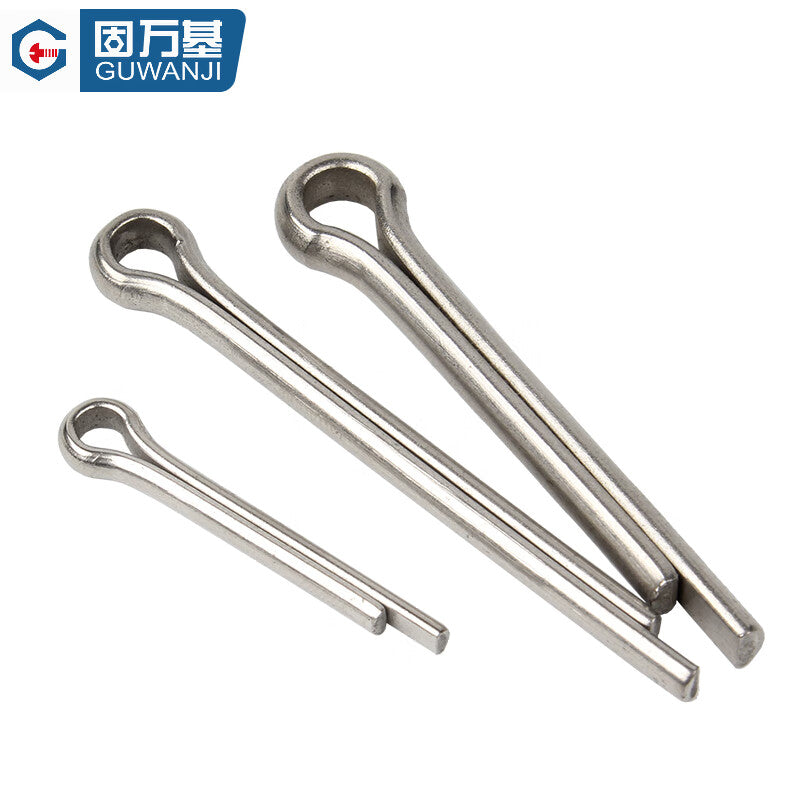 GUWANJI Cotter Pins, 304 Stainless Steel, Locating Pins, Elastic Clamping Pins, Hairpins, M2x16 [500 pieces/pack]
