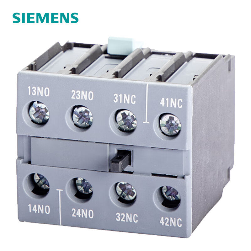 Siemens 3RT5 accessories auxiliary contacts 2 normally open + 2 normally closed front mounting 3RH59211FA22 contactor accessories