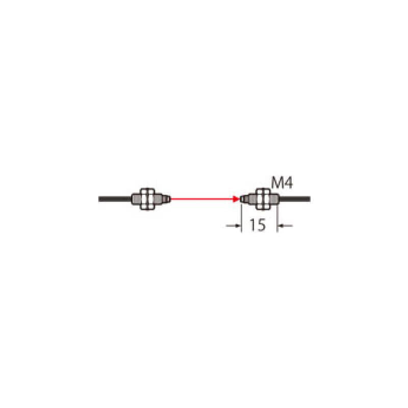 Panasonic Threaded Fiber Optic Sensor; FT-42