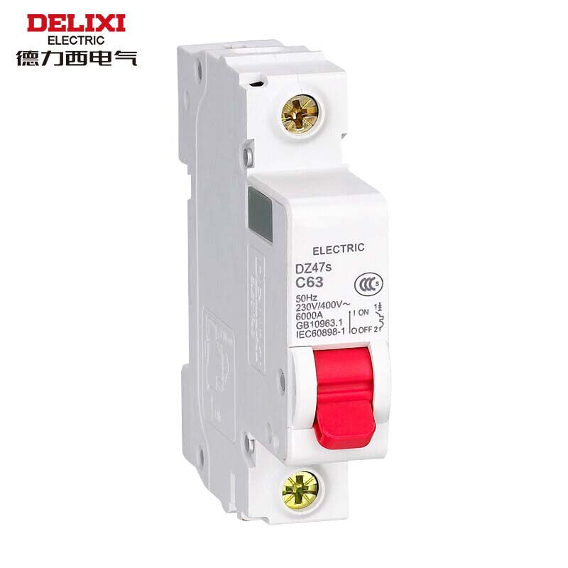 DELIXI ELECTRIC AC miniature circuit breaker small home appliance air switch DZ47s 1P C type 20A
