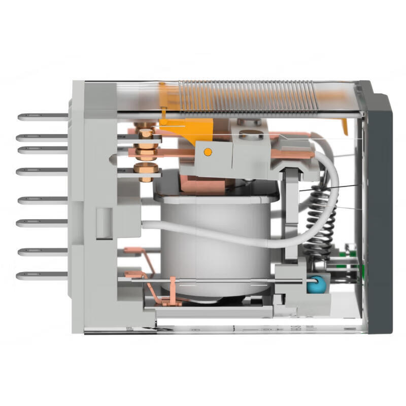 Schneider Electric plug-in intermediate relay 2 contacts, 5A, indicator light, 12VDC; RXM2LB2JD