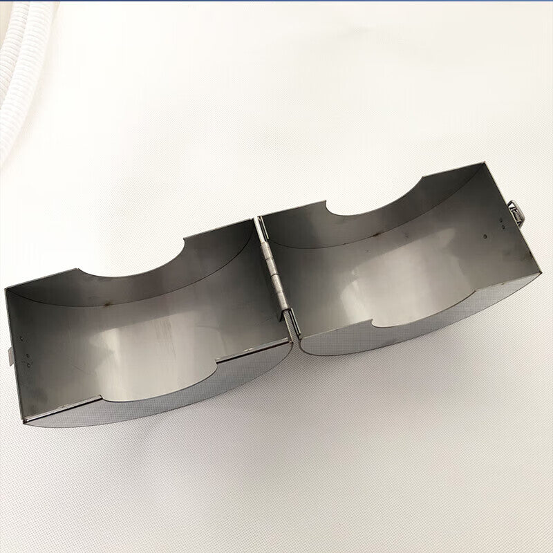 HanGu 304 Stainless Steel Flange Protective Cover: Acid and Alkali Resistant, High Temperature Resistant, Corrosion Resistant, Splash-Proof Protective Cover