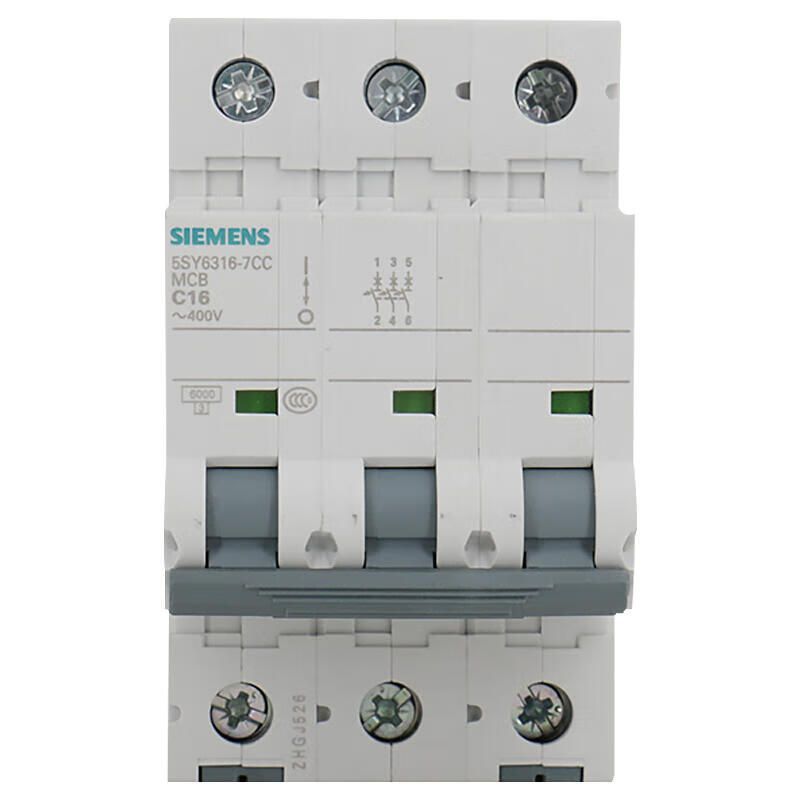 Siemens 5SY6 3P C32 Miniature Circuit Breaker 32A 6kA
