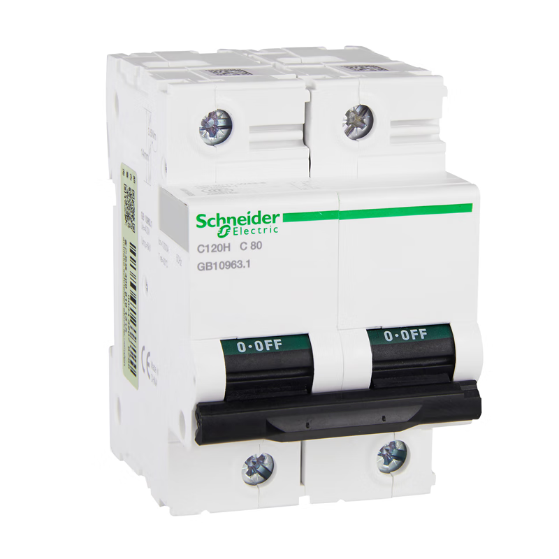 Schneider Electric C120H Circuit Breaker 2P C 80A
