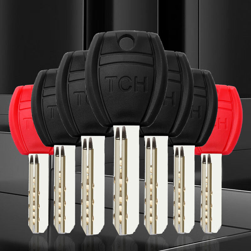 All-copper lock cylinder for security doors, universal for home use, entrance doors, bedrooms, and interior doors; replacement of pin tumbler lock cylinders.